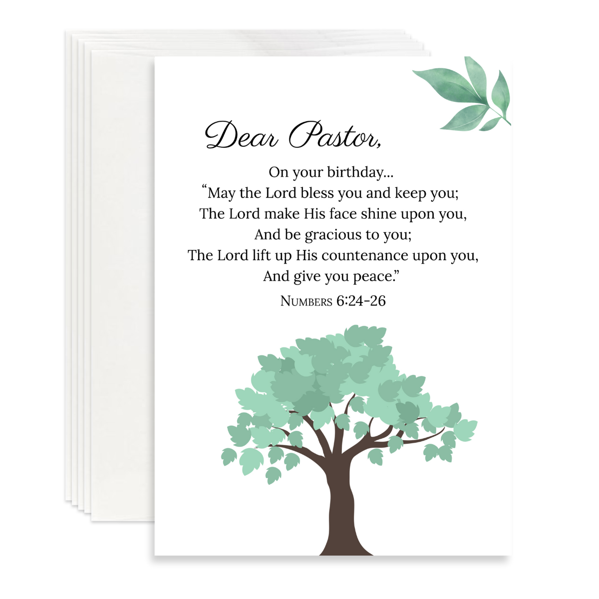 money tree invitation wording birthday Birthday Card for Pastor – Simply Uncaged Christian Gifts