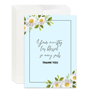 Ministry Appreciation Card for Pastor, Minister, Church Staff, Volunteers, Ministry Appreciation Gift Card for Ministers