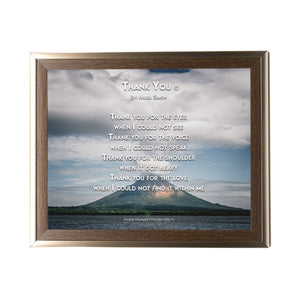 Thank You Personalized Photo Poem