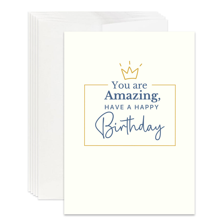 Mens Christian You Are Amazing Happy Birthday Card