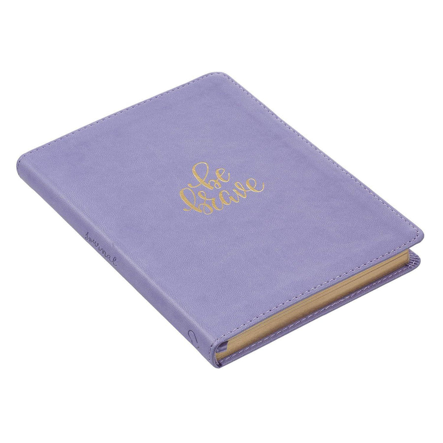 Be Brave Purple Faux Leather Journal