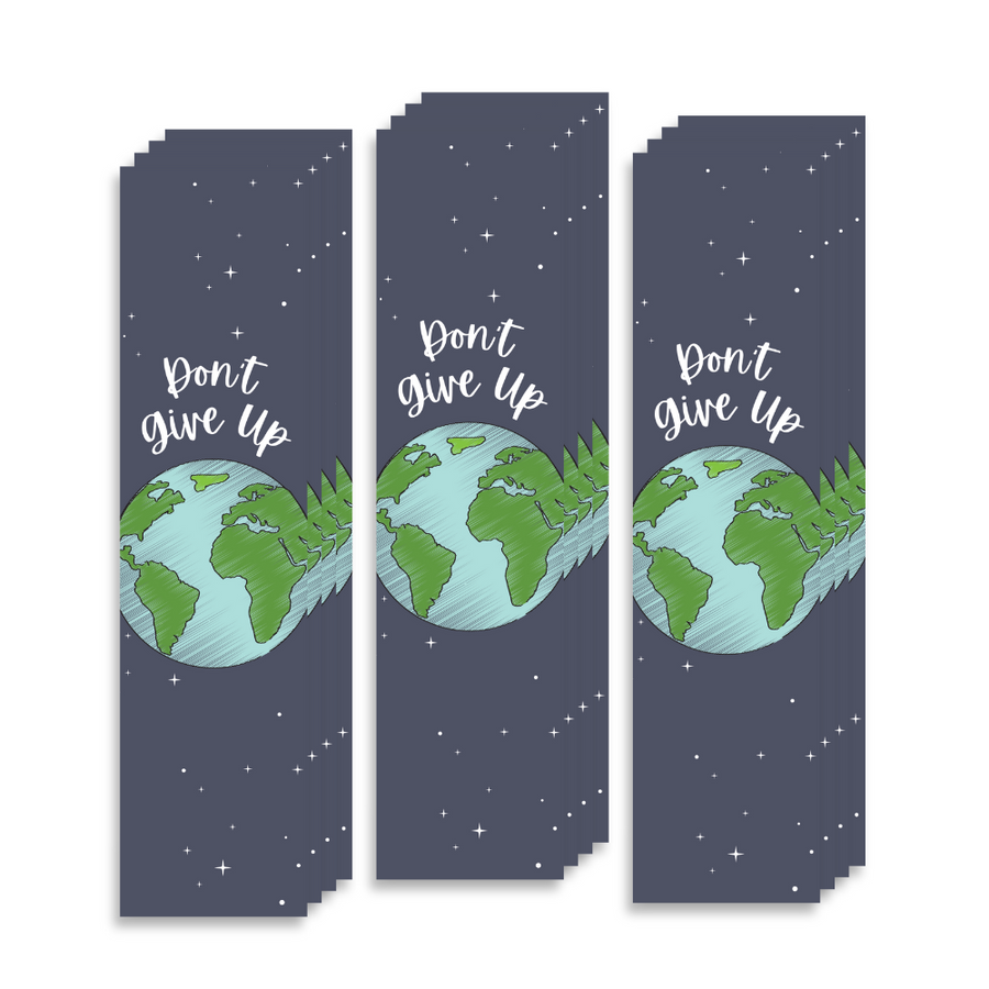Inspirational Encouraging 8'X2' Bookmark |  Don't Give Up