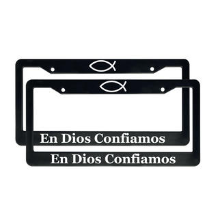 En Dios Confiamos | Christian Spanish License Plate Frame