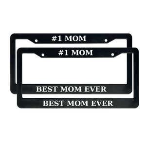 #1 Mom; Best Mom Ever Christian License Plate Frame for Mothers Day | Gift for Women Mom