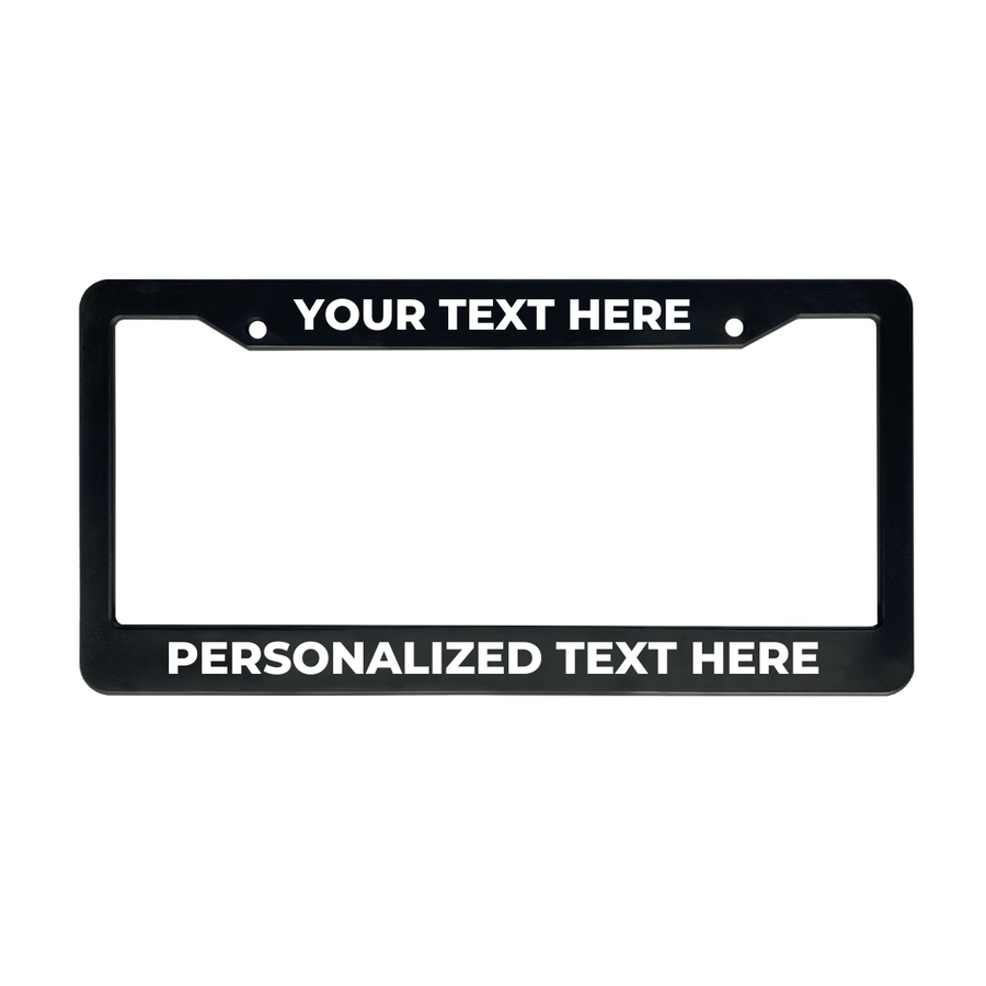 Custom License Plate Frame for Car