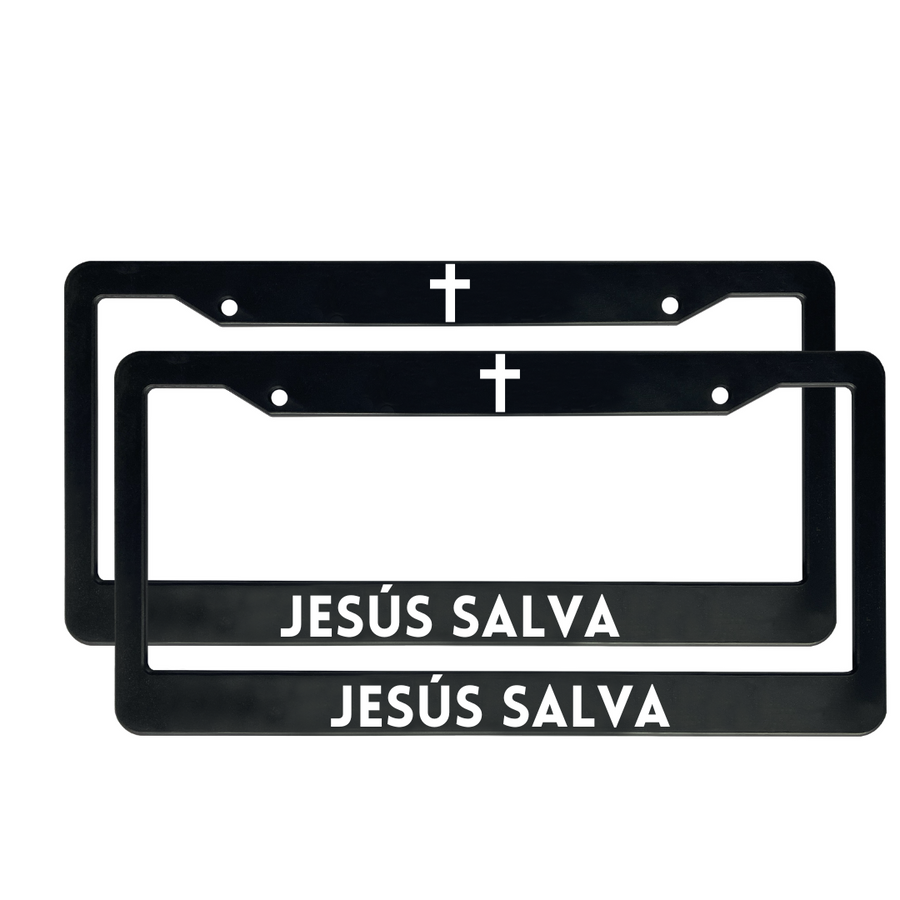 Jesús Salva | Christian Spanish License Plate Frame