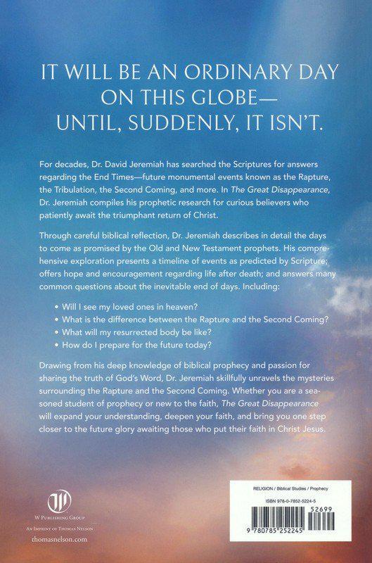 The Great Disappearance: 31 Ways to Be Rapture Ready - Dr. David Jeremiah