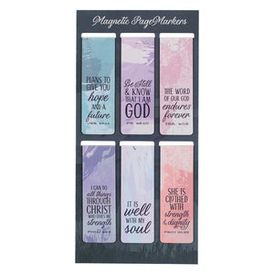 Scenic Pastel Magnetic Bookmark Set