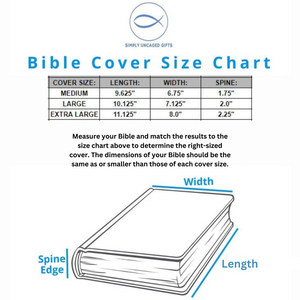 Joshua 1:9 Faux Leather Two-Tone Personalized Bible Cover for Men