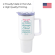 Load image into Gallery viewer, I Can Do All Things Through Christ Phil. 4:13 | Christian Travel Mug Tumbler
