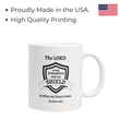 Load image into Gallery viewer, The Lord is My Strength and My Shield | Psalms 28:7 Christian Bible Verse Coffee Mug
