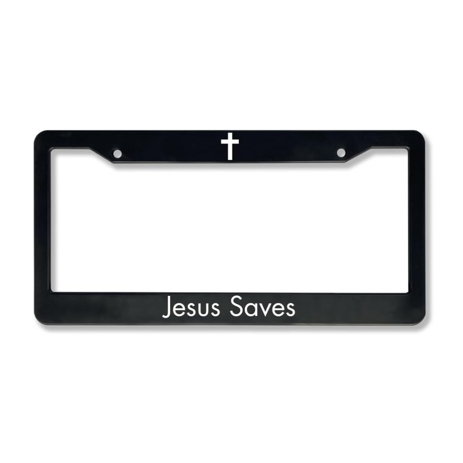 Jesus Saves | Christian License Plate Frame Pack