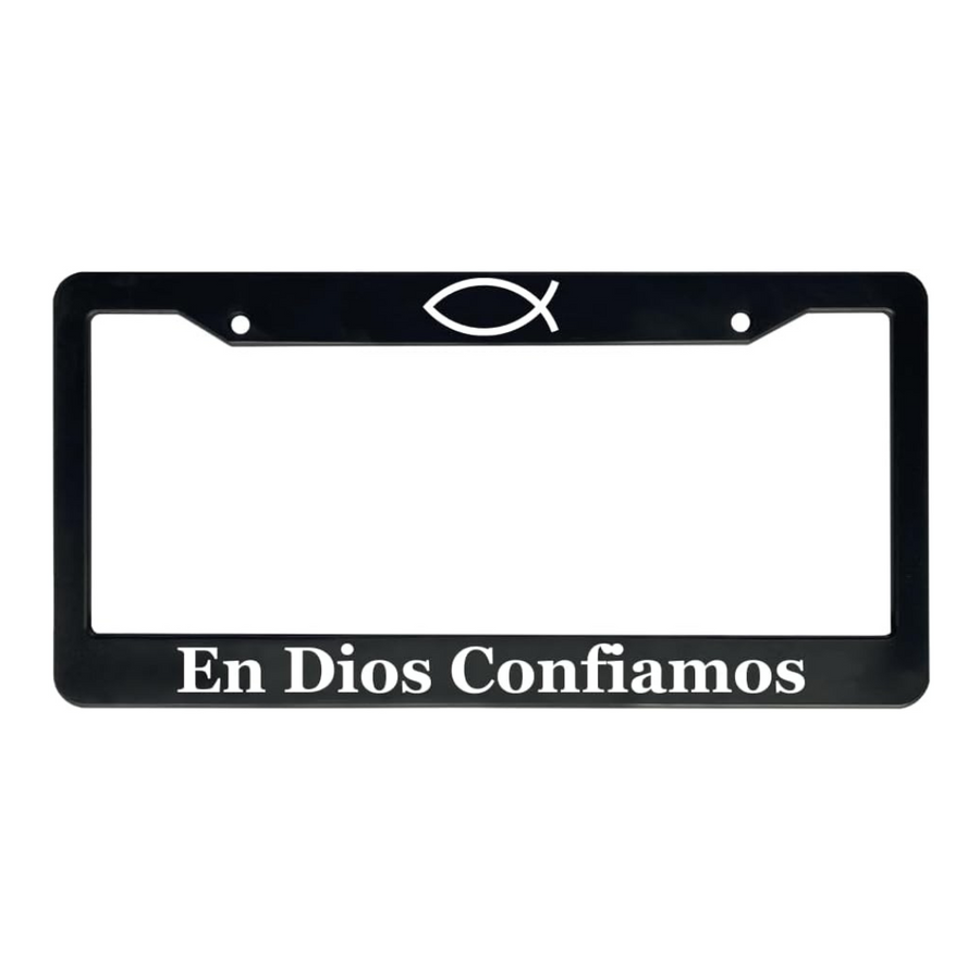 En Dios Confiamos | Christian Spanish License Plate Frame