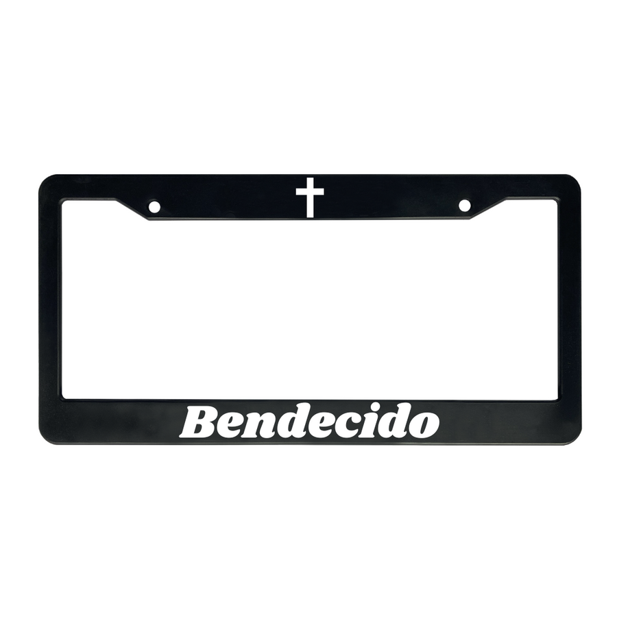 Bendecido | Christian Spanish License Plate Frame