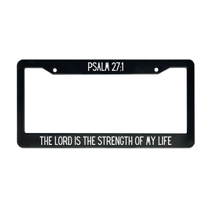 Psalm 27:1 Christian License Plate Frame for Mothers Day | Gift for Women Mom