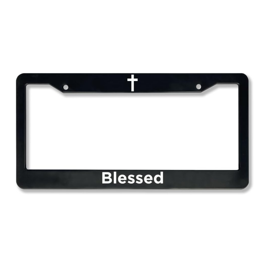 Blessed | Christian License Plate Frame