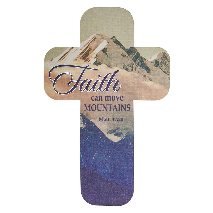 Faith Can Move Mountains Matthew 17:20 Cross Bookmark