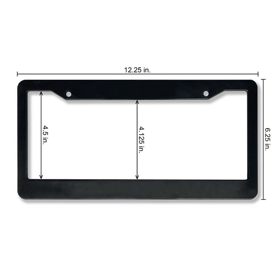 Psalm 121 The Sun Shall Not Strike You By Day, Nor The Moon By Night. | Christian License Plate Frame