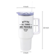 Load image into Gallery viewer, With God All Things Are Possible Matthew 19:26 | Christian Travel Mug Tumbler
