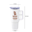 Load image into Gallery viewer, Man of God 1 Timothy 6:11 | Christian Travel Mug Tumbler
