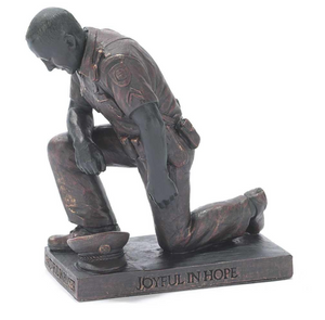 Police Office Prayer Figurine