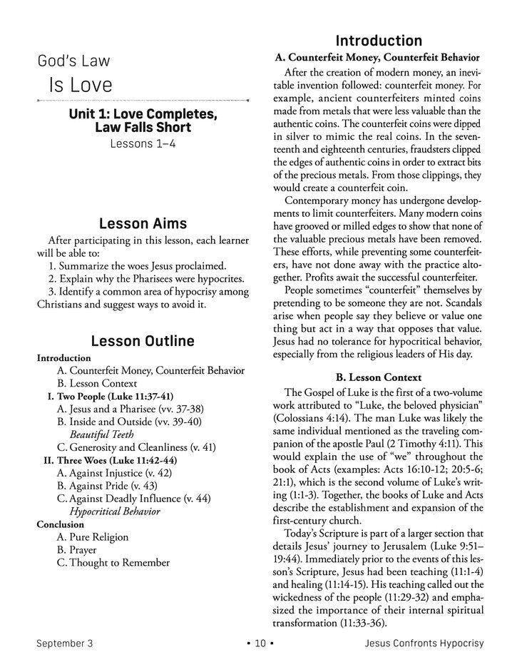 KJV Standard Lesson Commentary, Large Print Edition 2023-2024