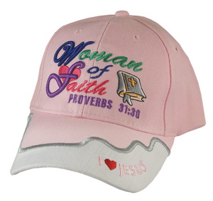 Woman of Faith Pink Hat