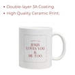 Load image into Gallery viewer, Jesus Loves You &amp; Me Too | John 3:16 Christian Bible Verse Coffee Mug
