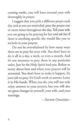 The Power of a Praying Husband Book of Prayers - Stormie Omartian