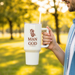 Load image into Gallery viewer, Man of God 1 Timothy 6:11 | Christian Travel Mug Tumbler
