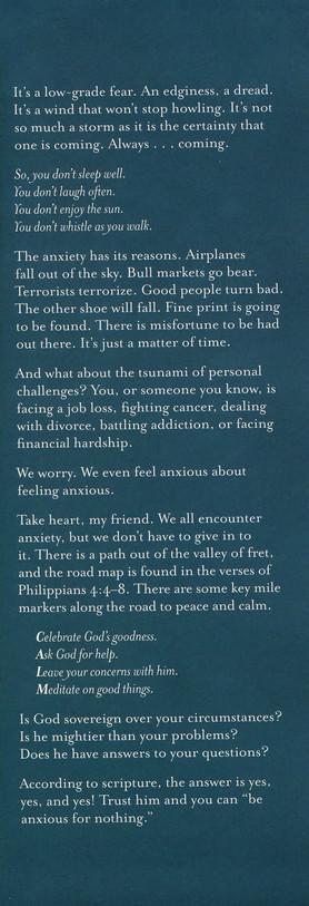 Anxious for Nothing - Max Lucado