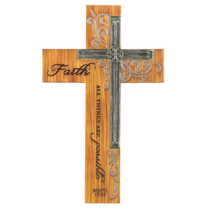 Faith All Things Are Possible Wall Cross