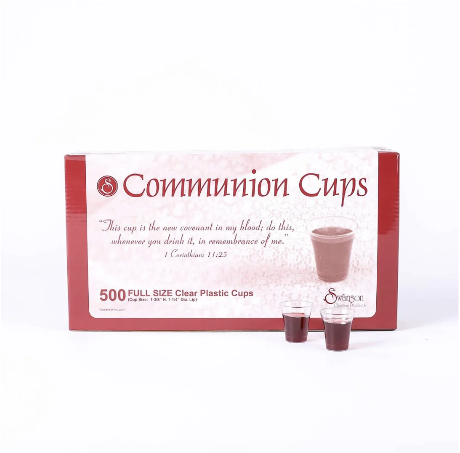 500 Clear Communion Cups – Simply Uncaged Christian Gifts