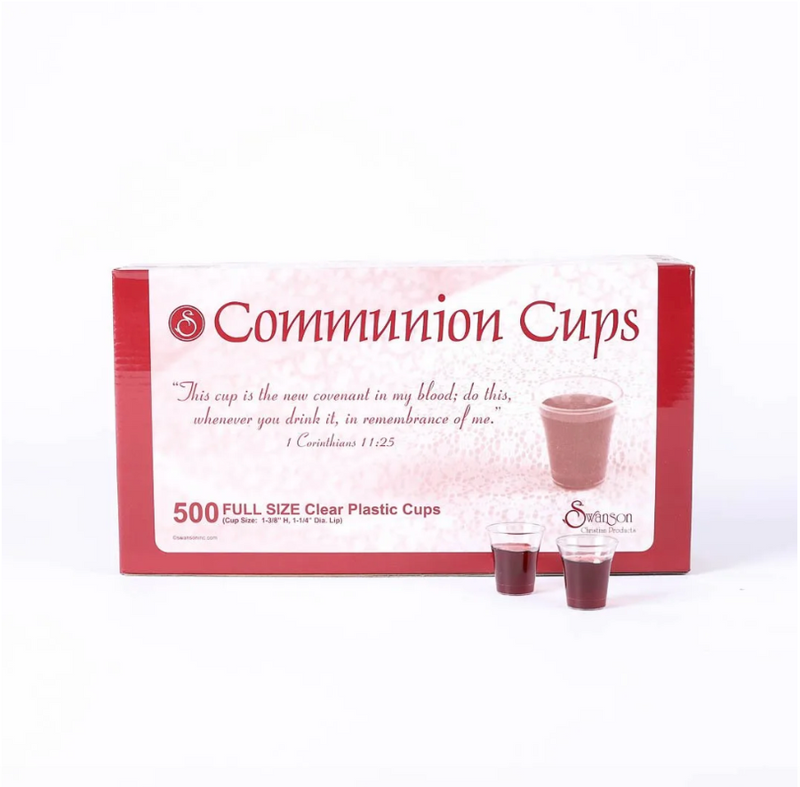 500 Clear Communion Cups