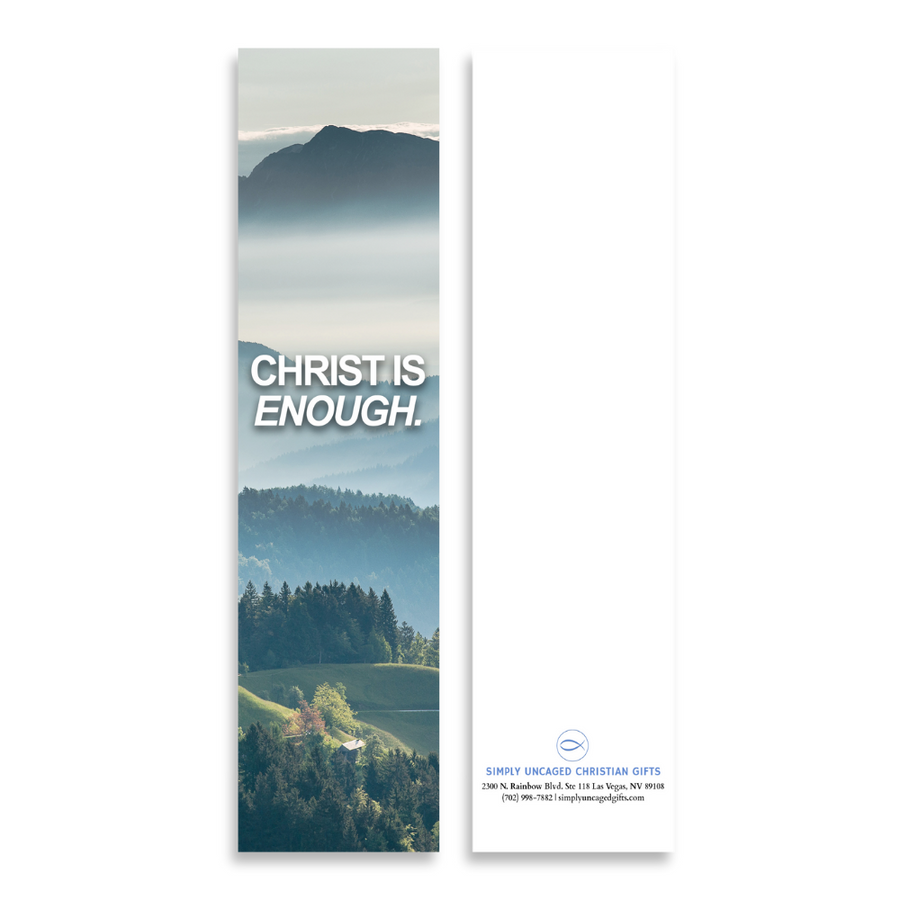Christian Bookmark Packs (Christ is Enough, Jesus is my Rock, Jesus Loves You, God is with You)