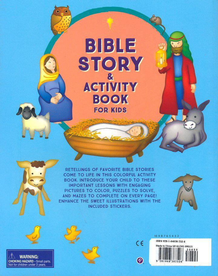 Bible Story & Activity Book for Kids