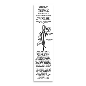 Christian Bookmark Packs with Bible Verse Ephesians 6:10-13 (Armor Of God)