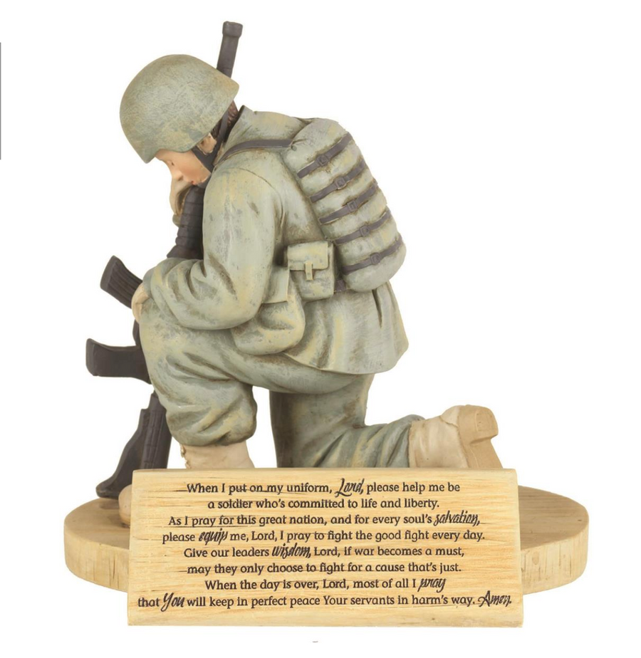 Soldier's Prayer Resin