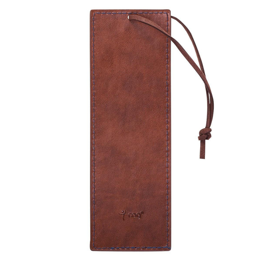 Faithful Servant 2 Chronicles 15:7 Blue Faux Leather Bookmark