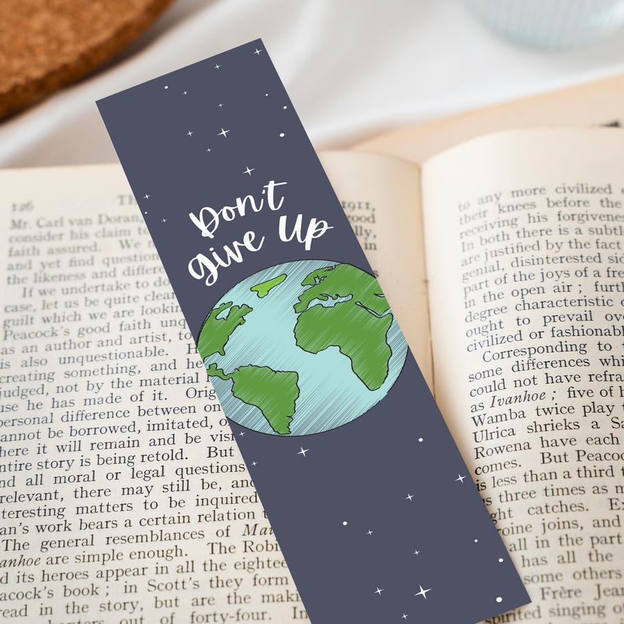 Inspirational Encouraging 8'X2' Bookmark |  Don't Give Up