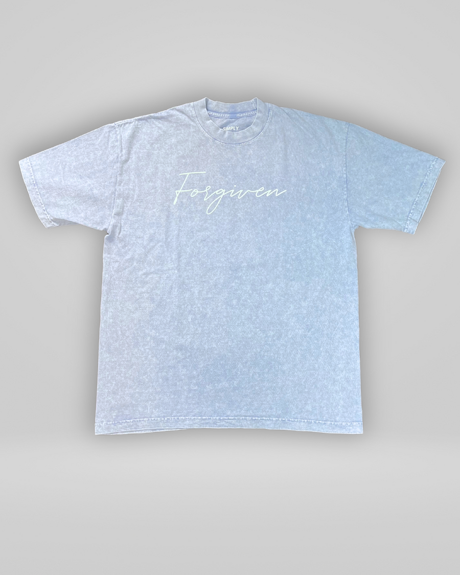 Forgiven light blue mineral wash Shirt