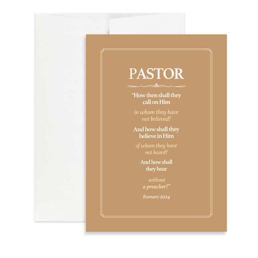 Christian Ministry Appreciation Card for Pastors Romans 10:14 – Simply Uncaged Christian Gifts christian-ministry-appreciation-card-for-pastors-romans-10-14-simply-uncaged-christian-gifts