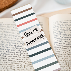 Inspirational Encouraging 8'X2' Bookmark | You're Amazing