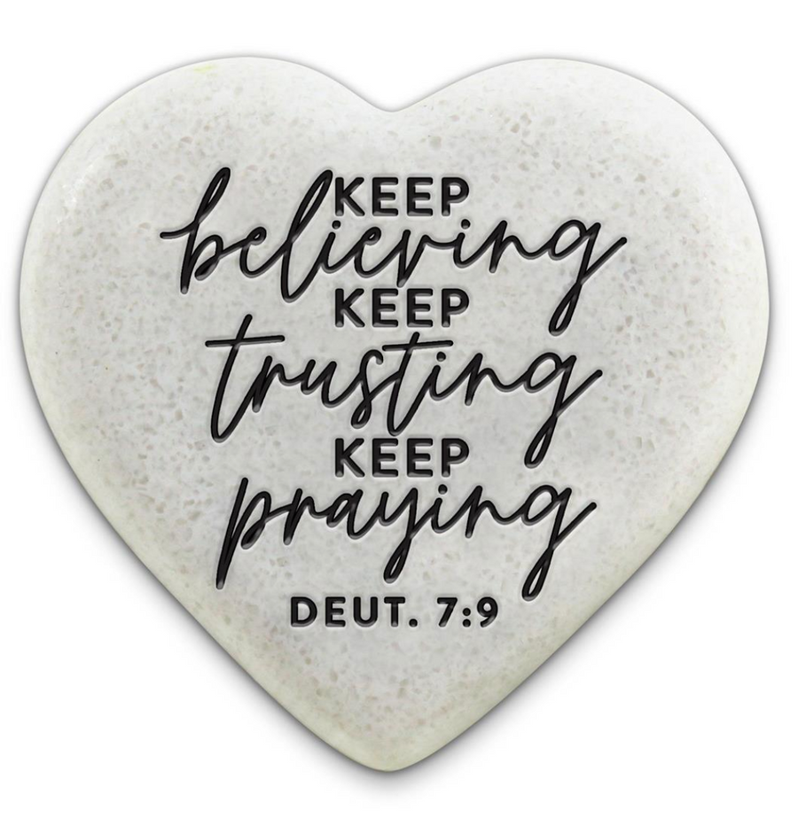 Heart Scripture Stone