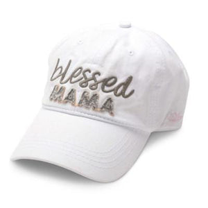 Blessed Mama White Hat