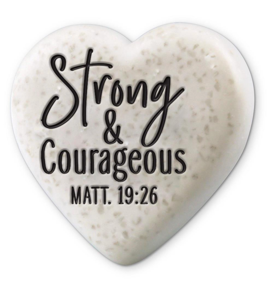 Heart Scripture Stone