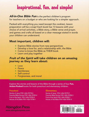 All-in-One Bible Fun: Fruit of the Spirit (Preschool edition)