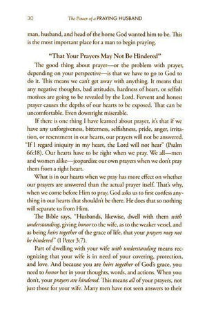 The Power of a Praying Husband - Stormie Omartian [Brown Bonded Leather]