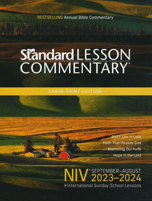 NIV Standard Lesson Commentary, Large Print Edition 2023-2024