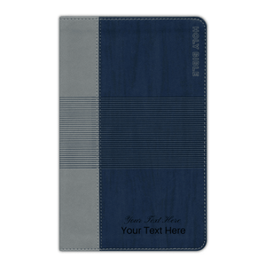 Personalized NIV Teen Study Bible Comfort Print Blue Leathersoft